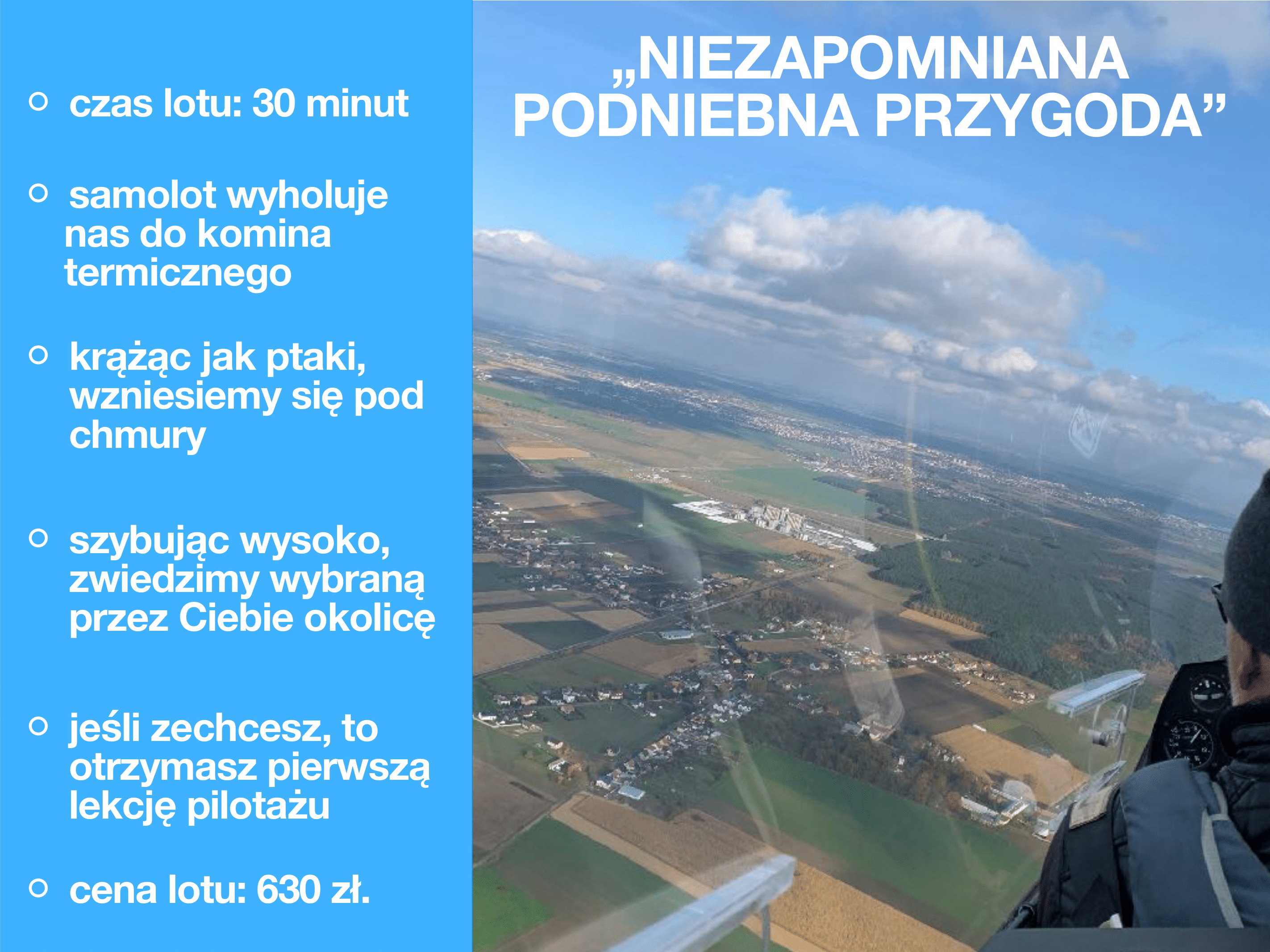 Lot widokowy szybowcem - obrazek 4